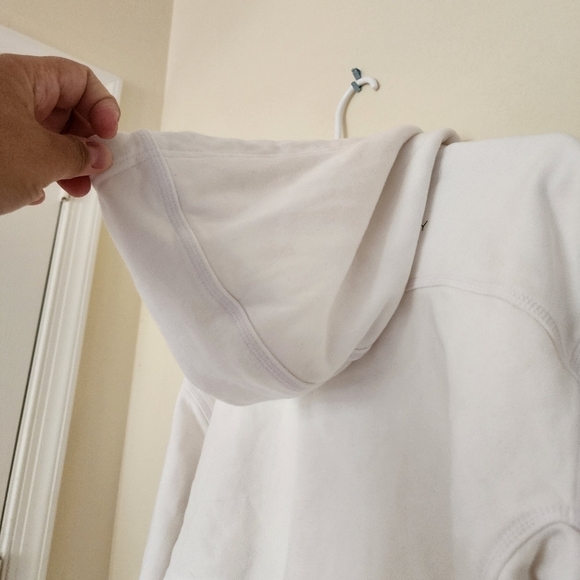 ADIDAS BY STELLA MCCARTNEY FUTUREPLAYGROUND CROPPED HOODIE WHITE SIZE XXS - Picture 9 of 12